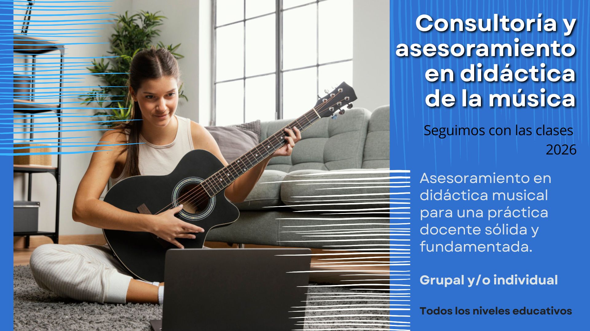 Consultoría y asesoramiento en didáctica de la música