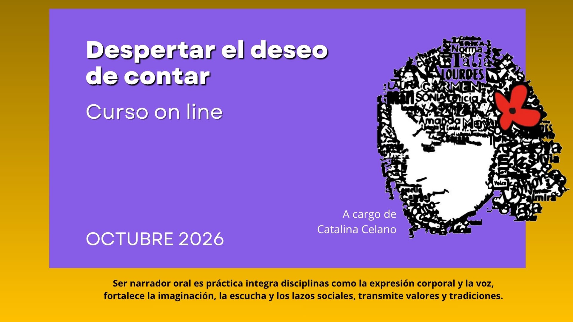 Despertar el deseo de contar